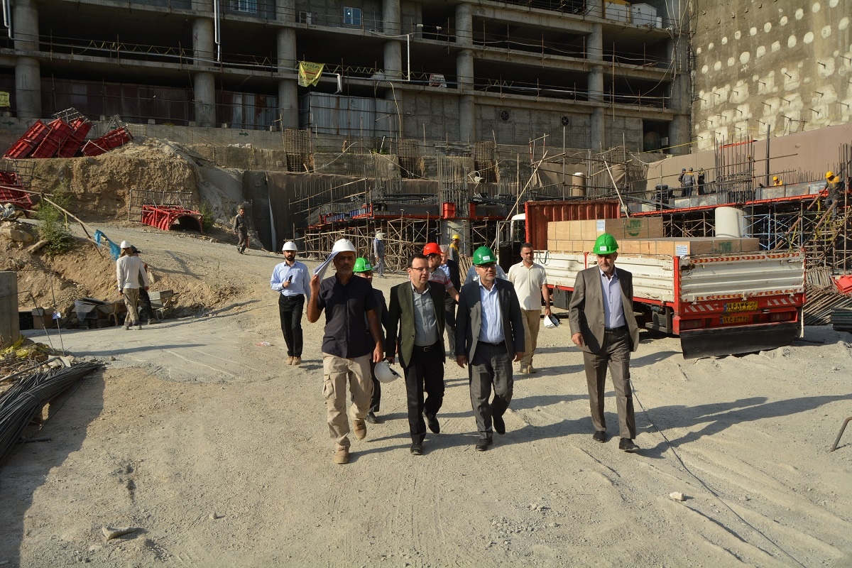 بازدید مدیرعامل شرکت عمران اطلس ایرانیان از پروژۀ چندمنظورۀ اطلس پلازا